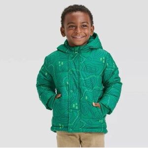 Cat & Jack Green Heavy Weight Puffer Jacket